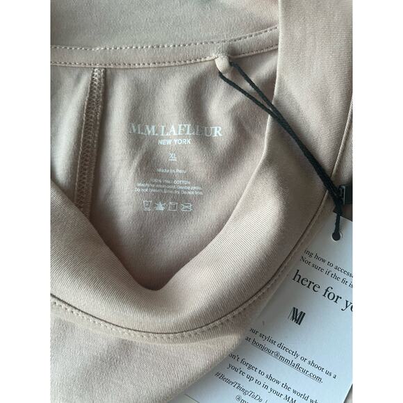 NWT MM Lafleur Lou Pima Cotton Dress Dusty Pink Size XL - Picture 7 of 10